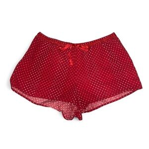 GAP Body Red heart dotted shorts